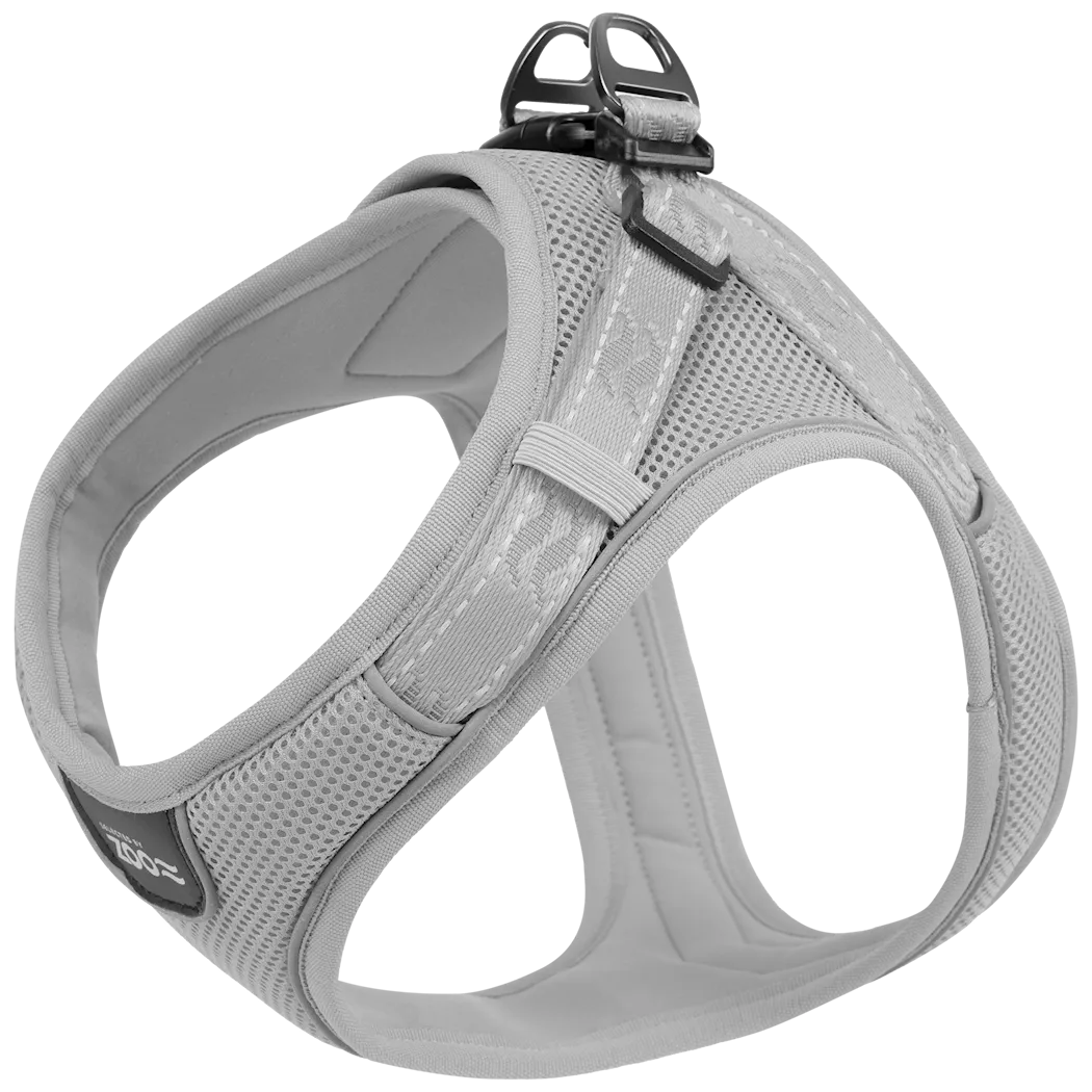 Selected by ZOO Harness Rufus Soft adjustable, Gray - Various sizes
