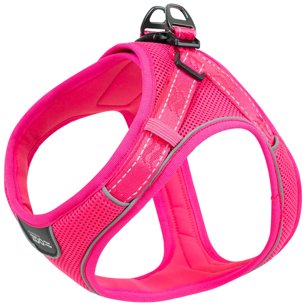Selected by ZOO Harness Rufus Soft adjustable, Pink - Various sizes