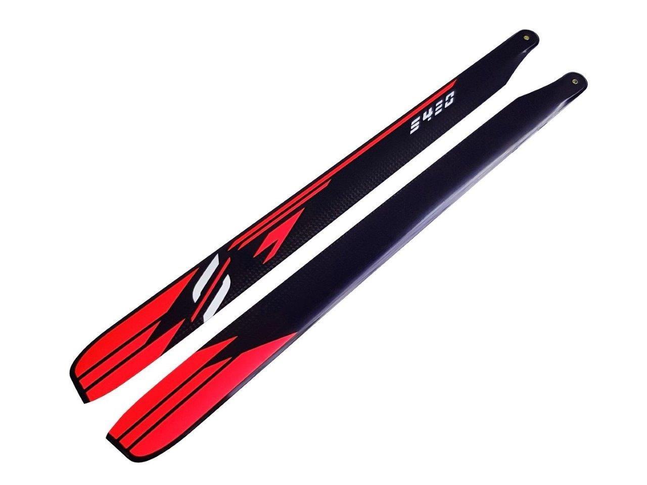 SAB Carbon Fiber Main Blades ORANGE 420mm
