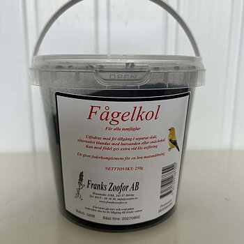 Fågelkol 250 gram