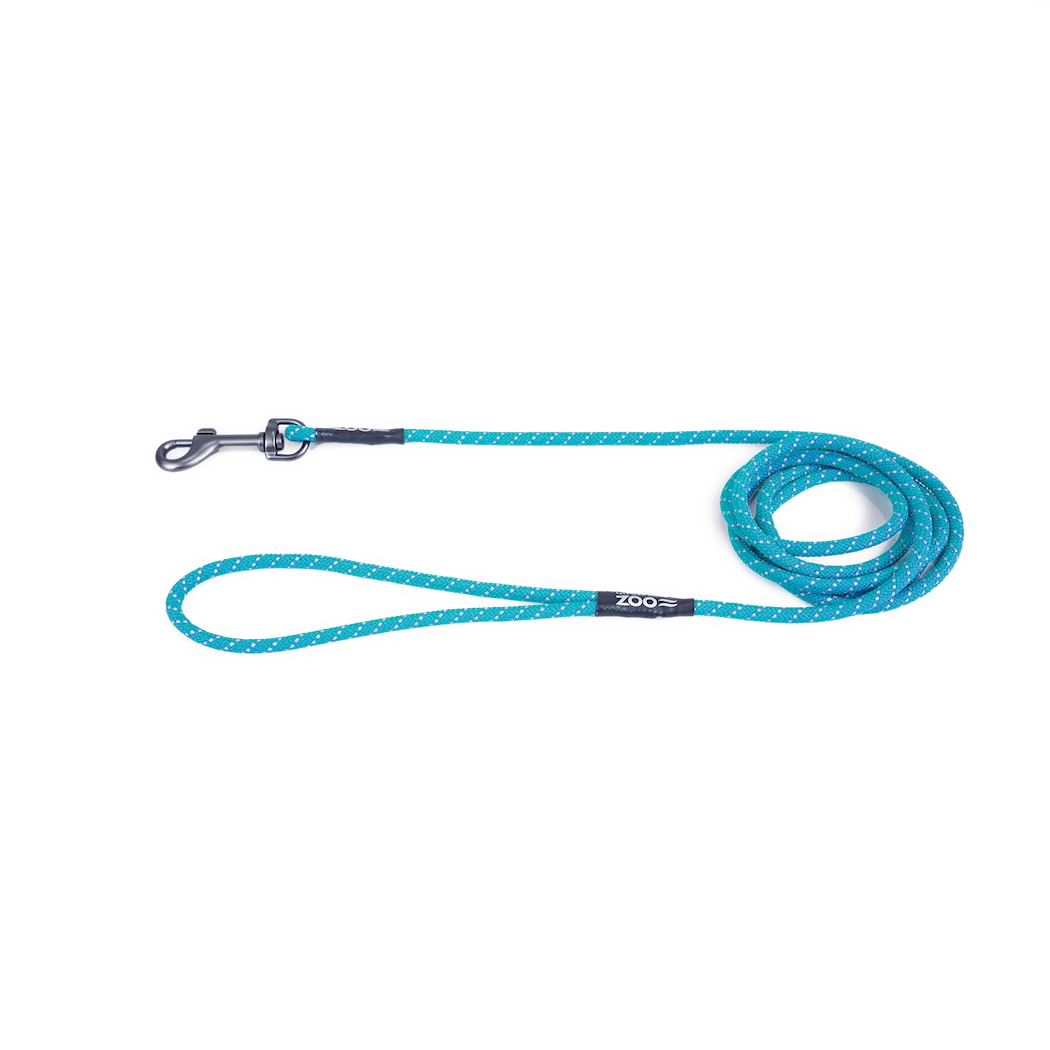 Selected by ZOO Leash Rufus rope, Turquoise - Various sizes - 2