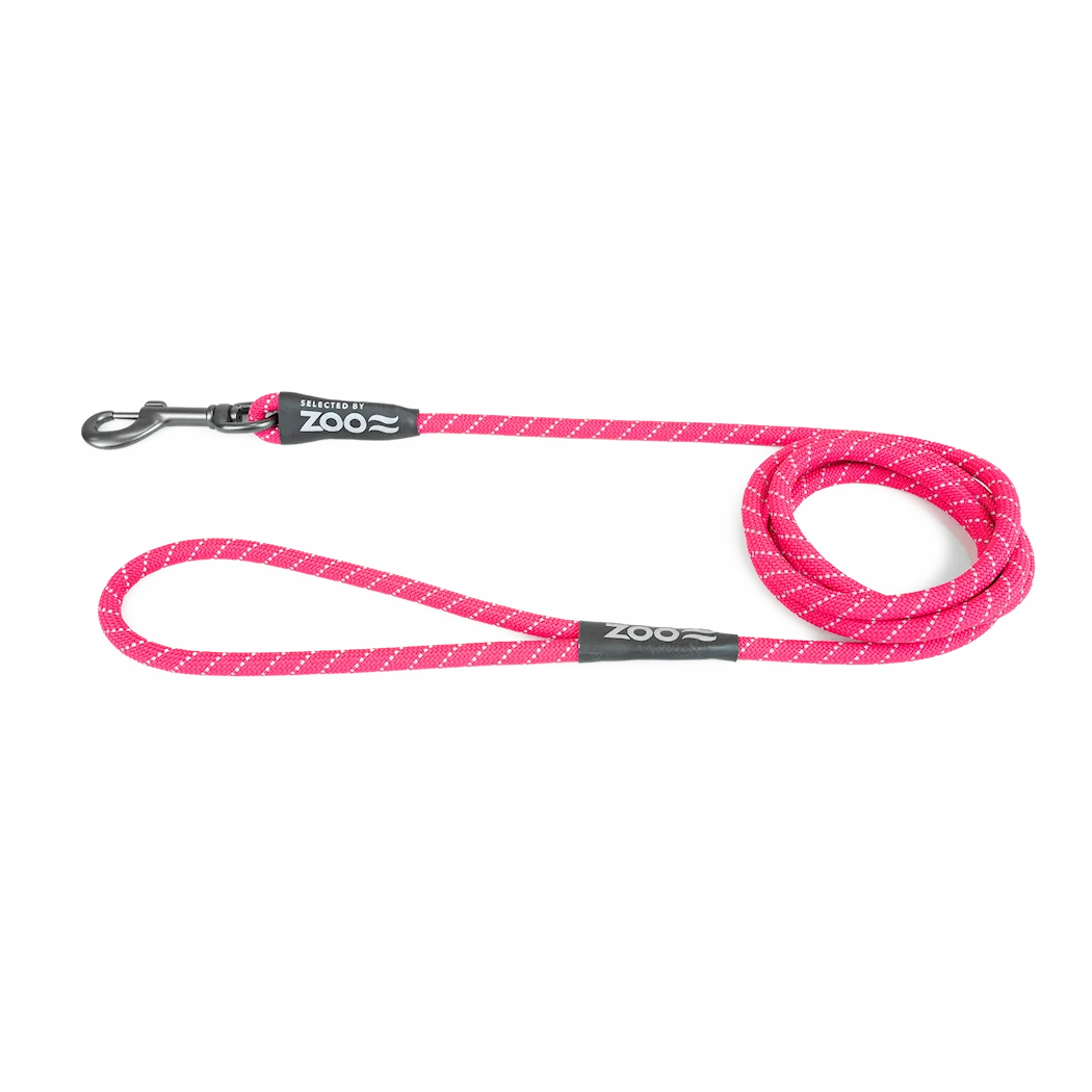 Selected by ZOO Leash Rufus rope, Pink - Various sizes