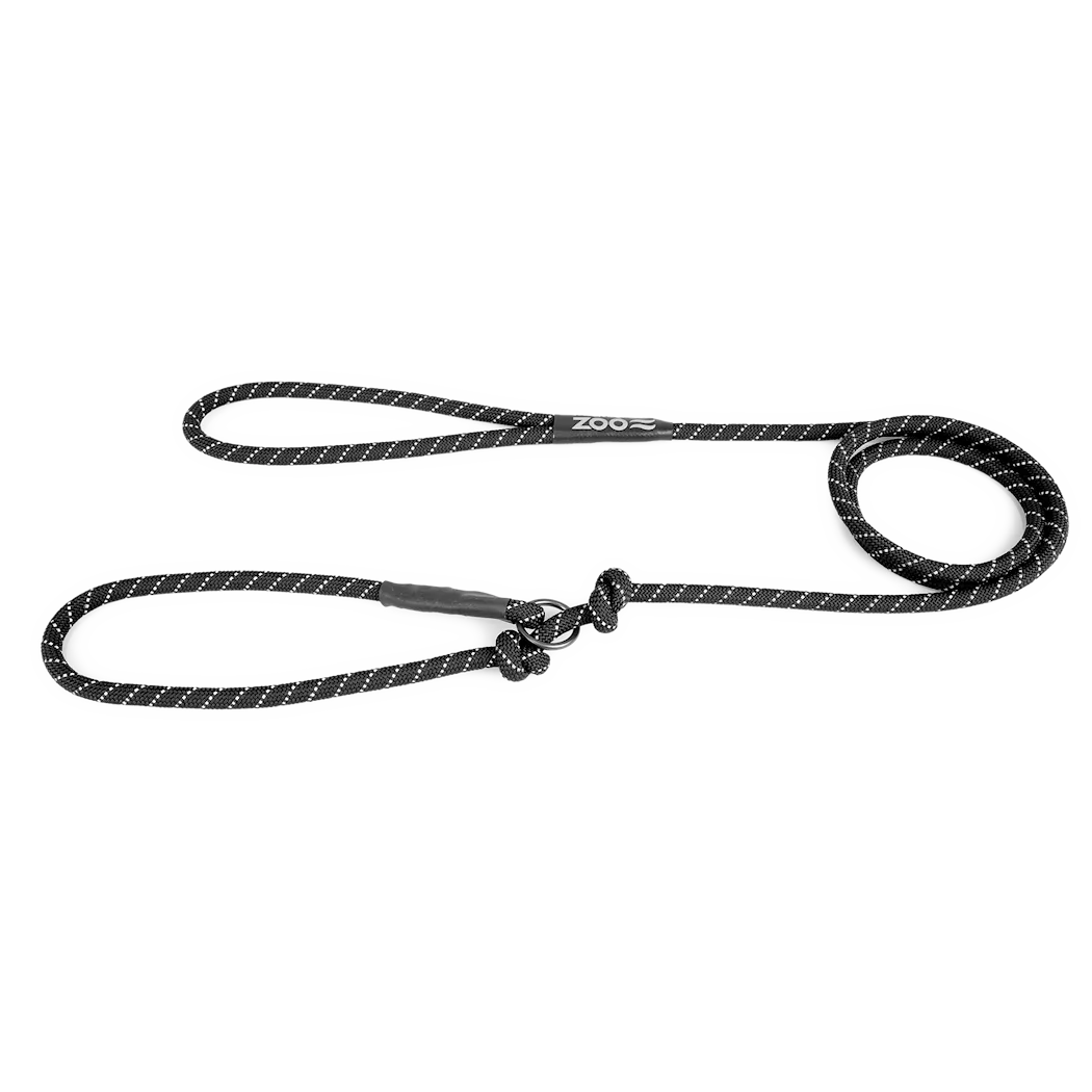 Selected by ZOO Retriever leash Rufus rope, Black - Various sizes
