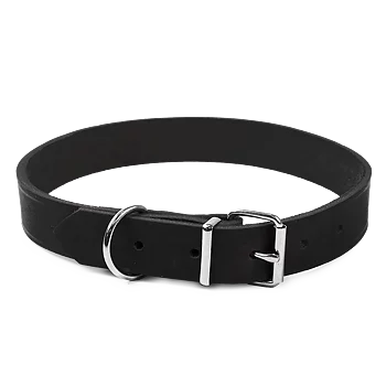 Selected by ZOO Leather Necklace Hera adjustable, Black - Various sizes