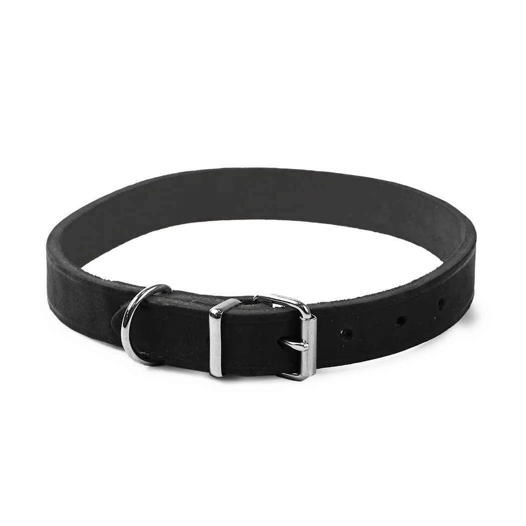 Selected by ZOO Leather Necklace Hera adjustable, Black - Various sizes - 4
