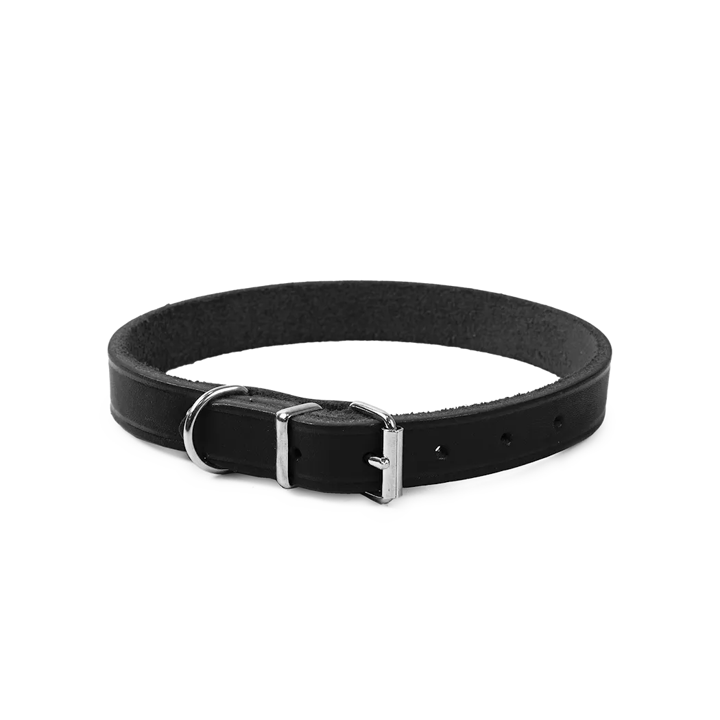 Selected by ZOO Leather Necklace Hera adjustable, Black - Various sizes - 6