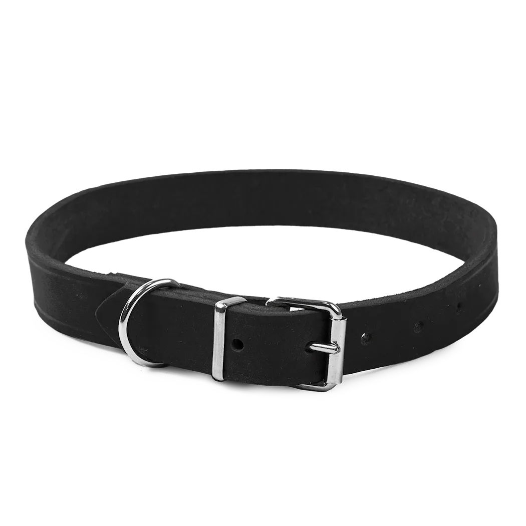 Selected by ZOO Leather Necklace Hera adjustable, Black - Various sizes - 3