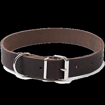 Selected by ZOO Leather Necklace Hera adjustable, Brown - Various sizes