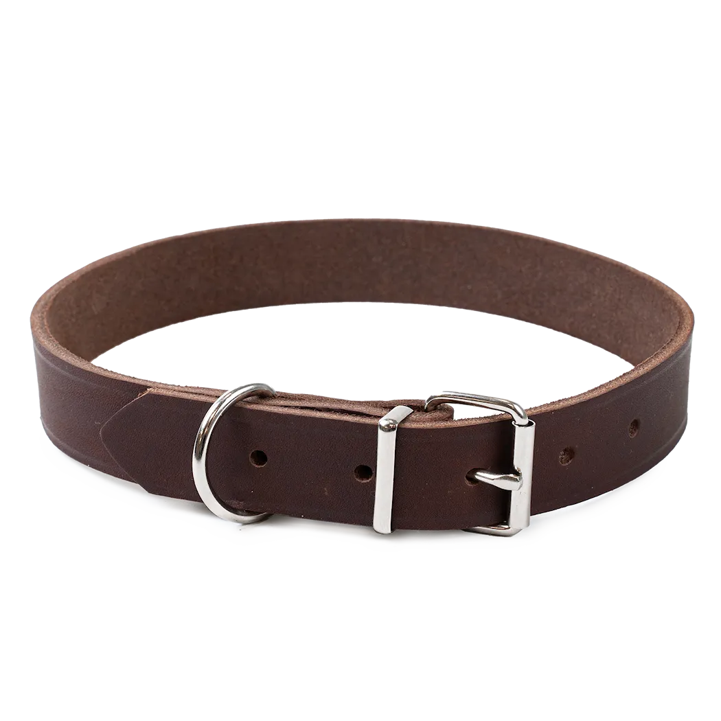 Selected by ZOO Leather Necklace Hera adjustable, Brown - Various sizes - 3
