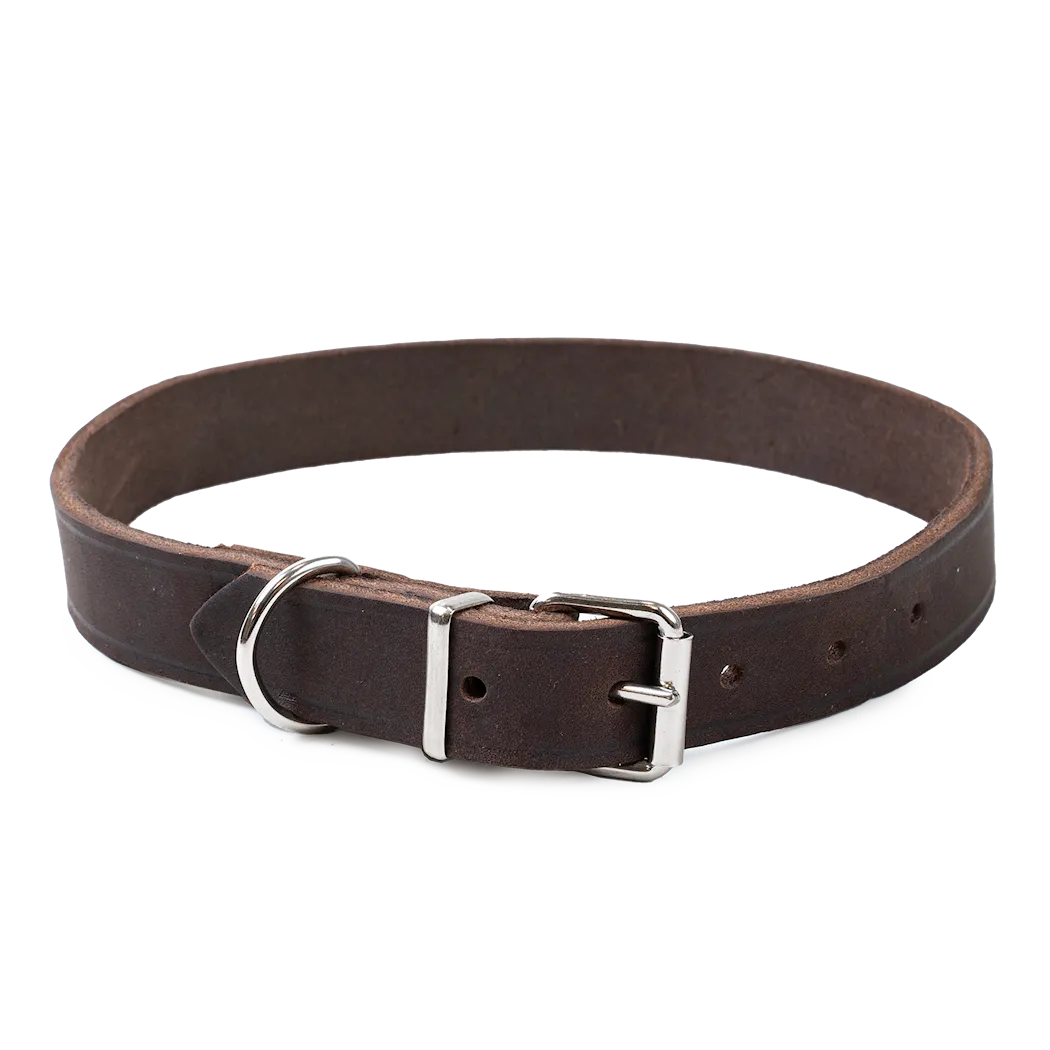 Selected by ZOO Leather Necklace Hera adjustable, Brown - Various sizes - 4