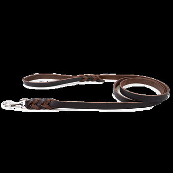 Selected by ZOO Leather leash Hera, Brown - Various sizes