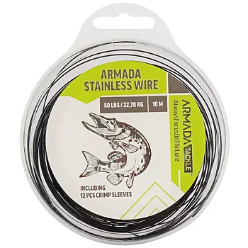 ARMADA COATED WIRE WITH CRIMPED SLEEVES 10M