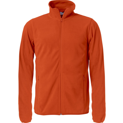 Fleecejacka Clique Micro Fleece basic, herr orange