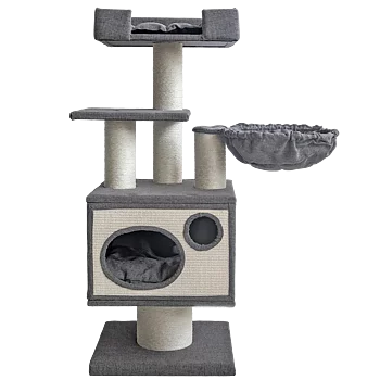 Selected by ZOO Scratching post Pyrenees, 48x48x123cm - Various colors