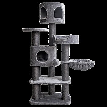 Selected by ZOO Scratching post Alps, 65x50x156cm, Gray