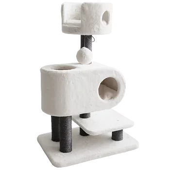 Selected by ZOO Scratching post Ararat, 70x48x109cm, Off white