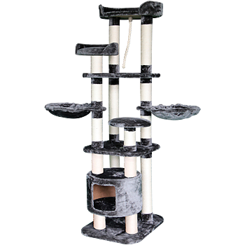 Selected by ZOO Scratching post Makalu, 60x50x175cm, Gray