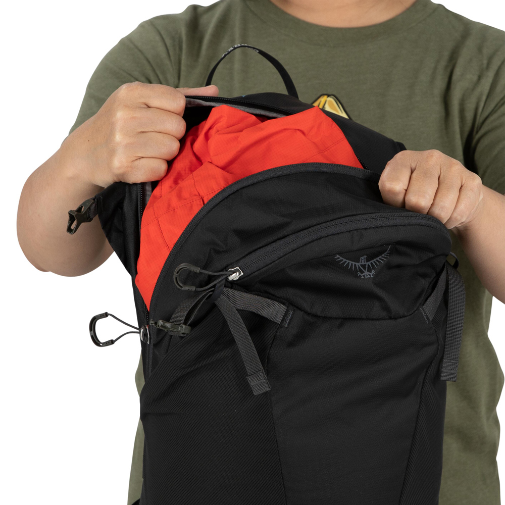 Lätt ryggsäck - OSPREY Sportlite 15 Dark Charcoal Grey - 4