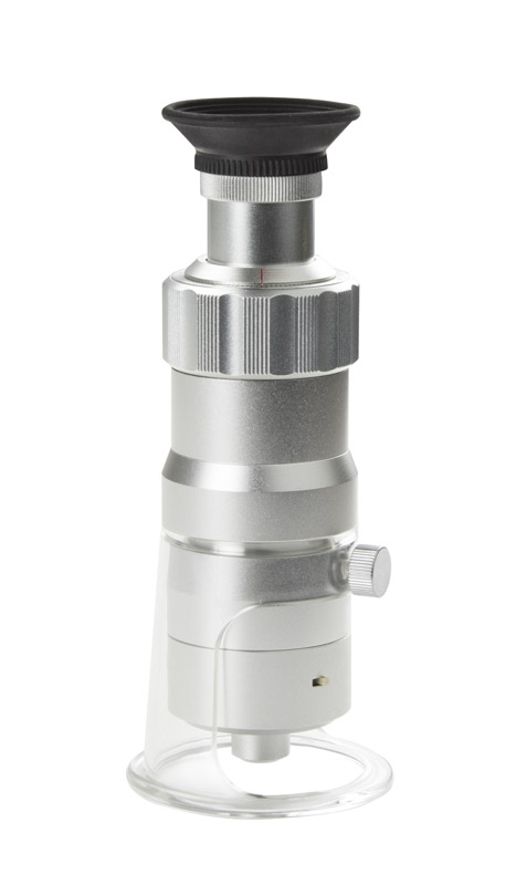 Euromex PB.5008 mätmikroskop 20×, LED, mätskala 6 mm/0,1 mm