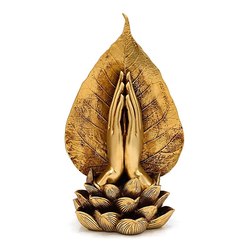 Deco Praying Hands guldfärgade