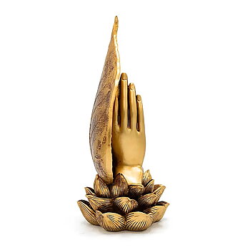 Deco Praying Hands guldfärgade