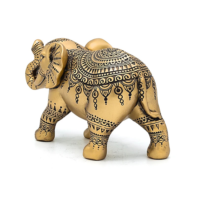 Deco Elefant guldfärgad - 2