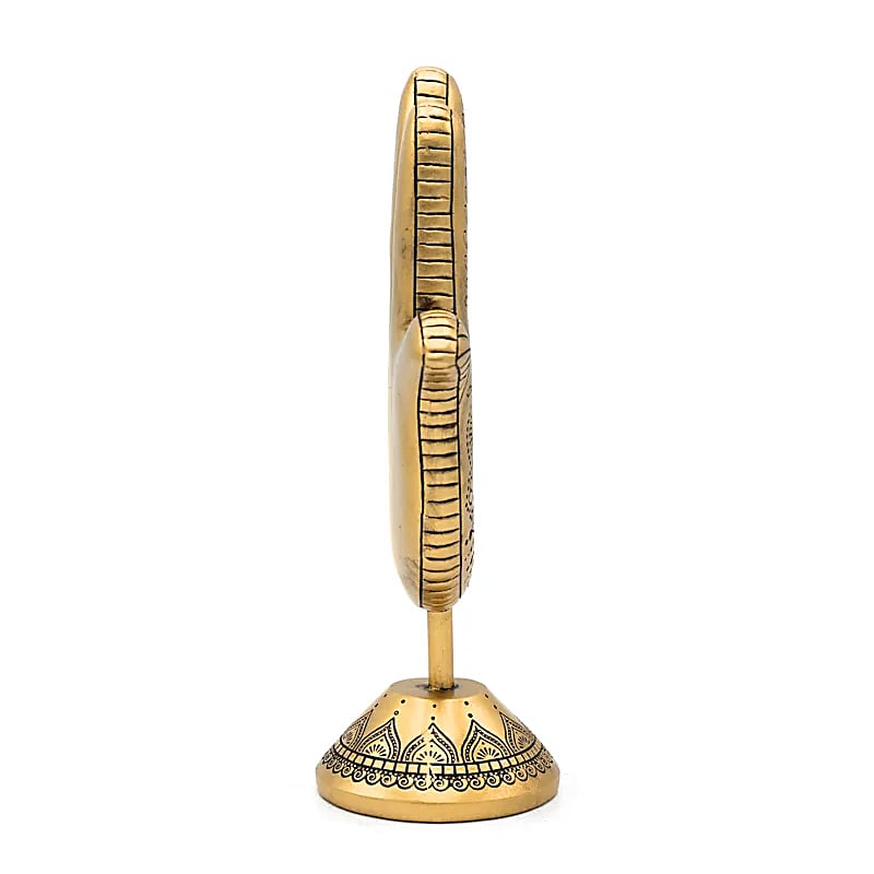 Deco Hand av Fatima på bas guldfärgad - 2
