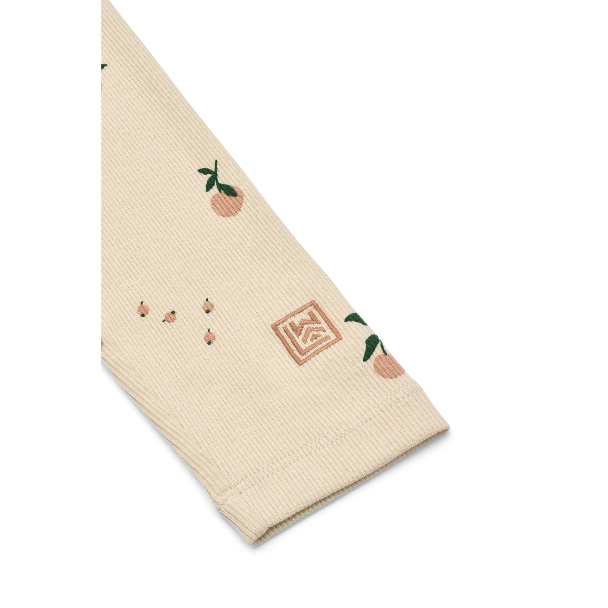 Marien Printed Rib Leggings Peach Sea shell - 2