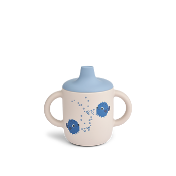 Neil Sippy Cup Pufferfish Sandy