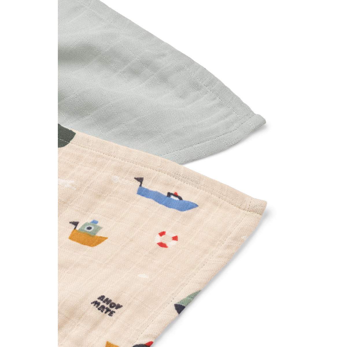 Lewis Muslin Cloth 2-Pack Sailing Dove blue mix - 2
