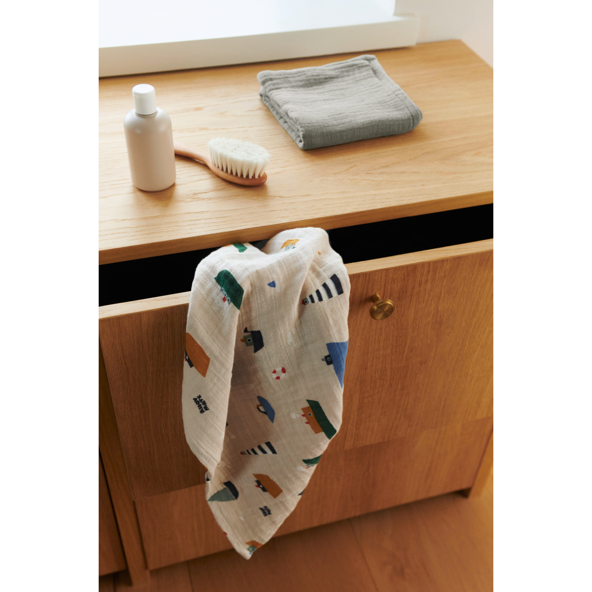 Lewis Muslin Cloth 2-Pack Sailing Dove blue mix - 3