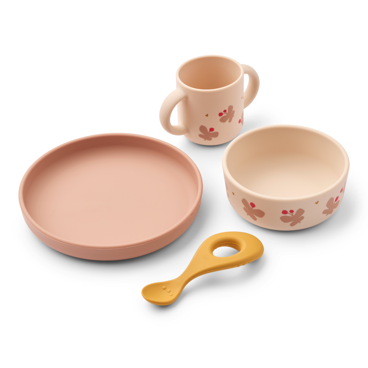Vivi Printed Tableware Set Butterfly Apple blossom