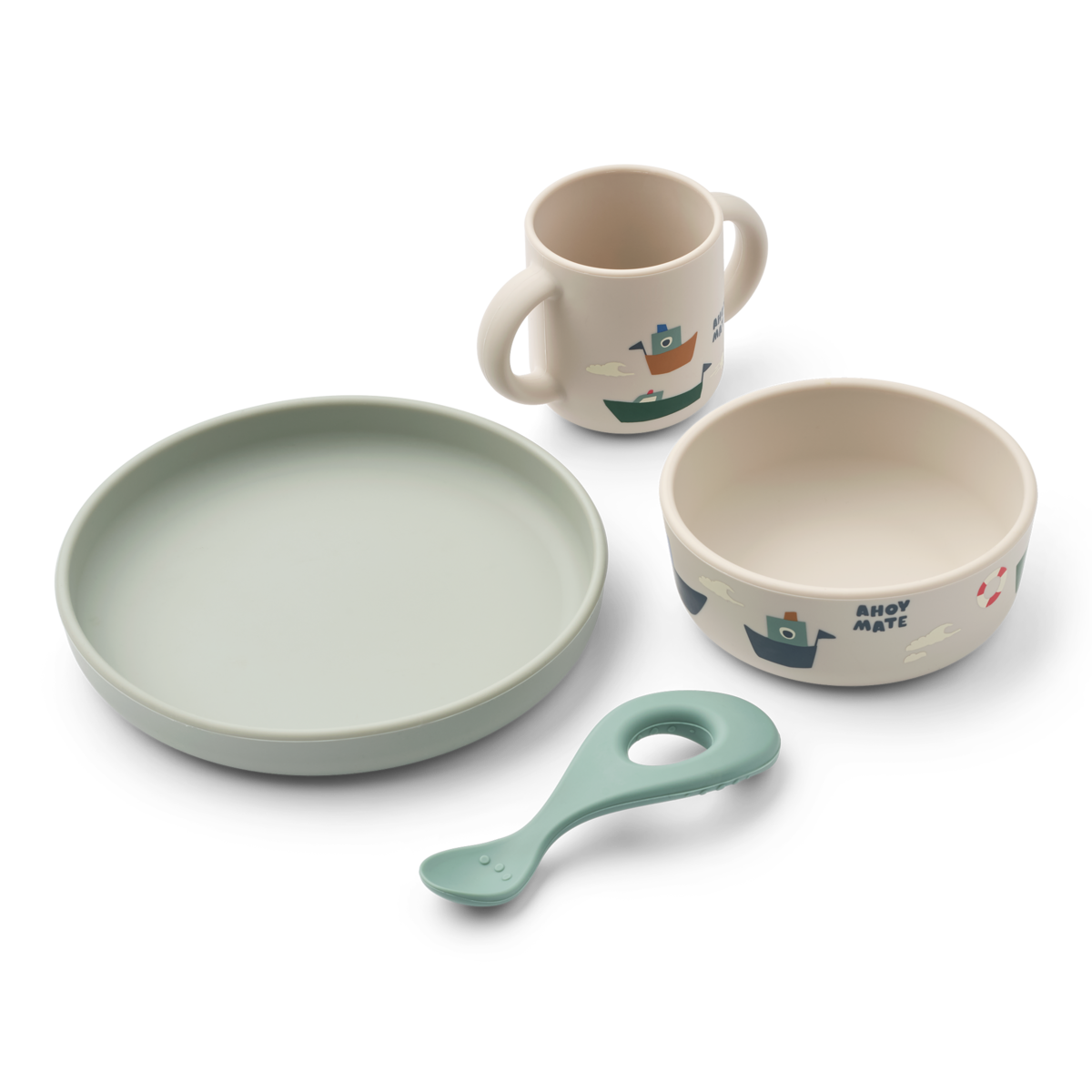 Vivi Printed Tableware Set Sailing Sandy
