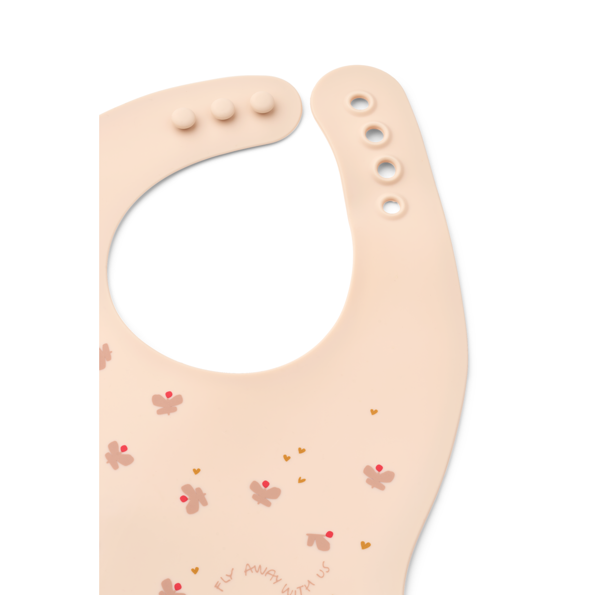 Ember Printed Bib 2-pack Mini Butterfly Apple blossom - 2