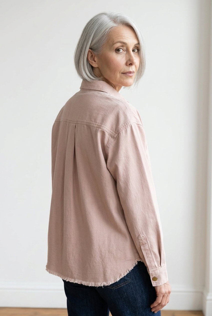 LouisaDe Shirt - Dusty Rose - Depeche