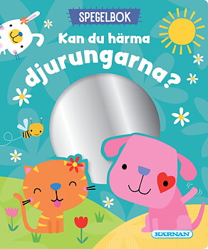 Titta och härma djurungarna spegelbok