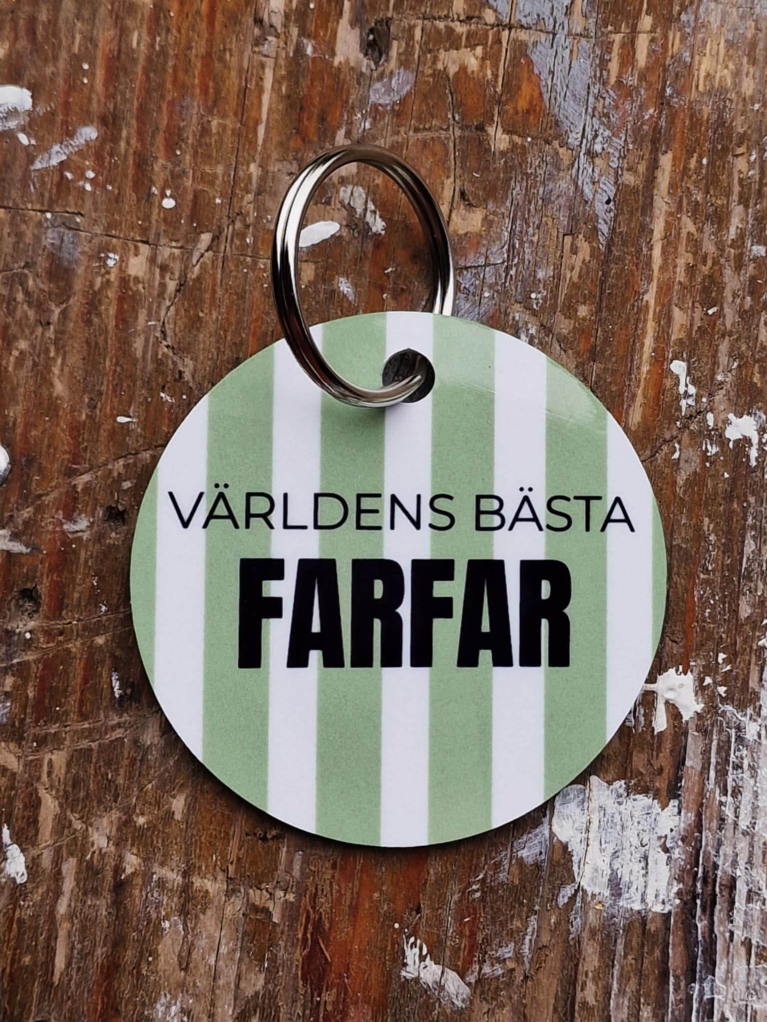 Nyckelring "Världens bästa farfar"