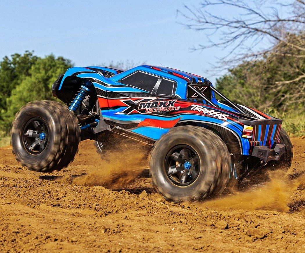 Traxxas X-Maxx ULTIMATE 4WD Brushless TQi TSM Blå-X Limited Edition - 5