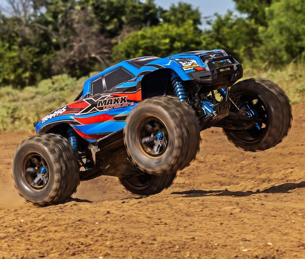 Traxxas X-Maxx ULTIMATE 4WD Brushless TQi TSM Blå-X Limited Edition - 6