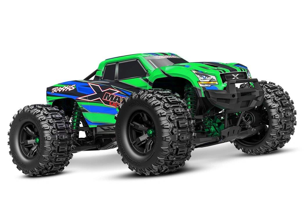 Traxxas X-Maxx ULTIMATE 4WD Brushless TQi TSM Grön-X Limited Edition