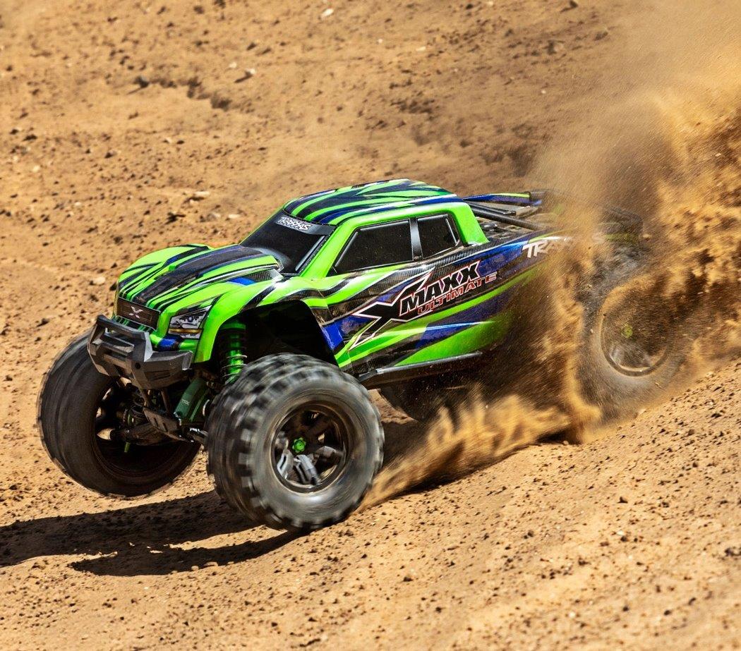 Traxxas X-Maxx ULTIMATE 4WD Brushless TQi TSM Grön-X Limited Edition - 5