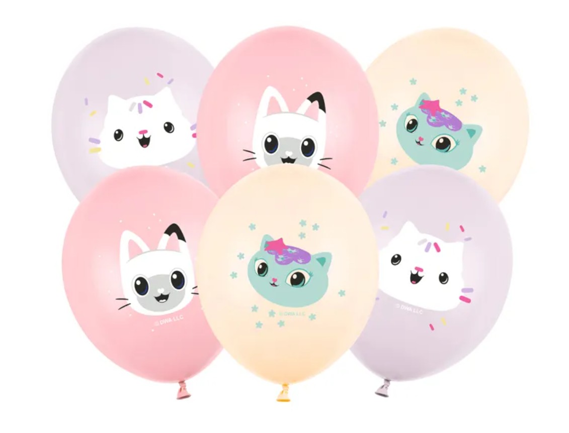 Ballonger - Gabby´s Dollhouse "Cakey, Pandy Paws & MerCat"