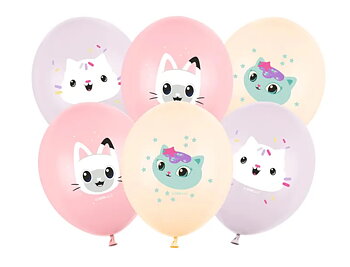 Ballonger - Gabby´s Dollhouse "Cakey, Pandy Paws & MerCat"
