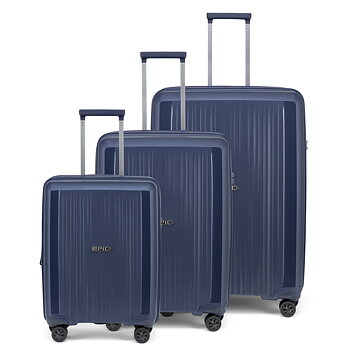 Hårda resväskor - EPIC Halo (expandable) 3-set 75/65/55 Peacot Blue