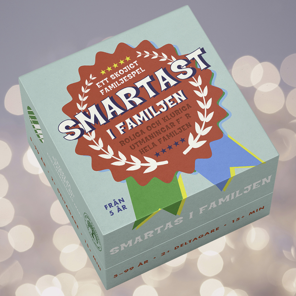 Smartast i familjen -Spel i liten bekväm ask - 3
