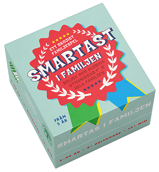 Smartast i familjen -Spel i liten bekväm ask