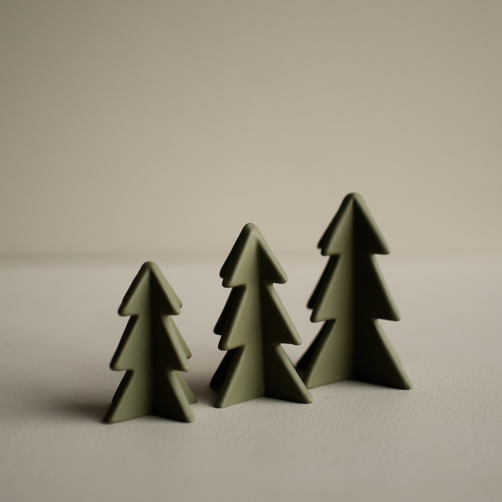 Winter Tree Large - 9.5 cm - Green - Spruce - Christmas tree - DBKD - 3