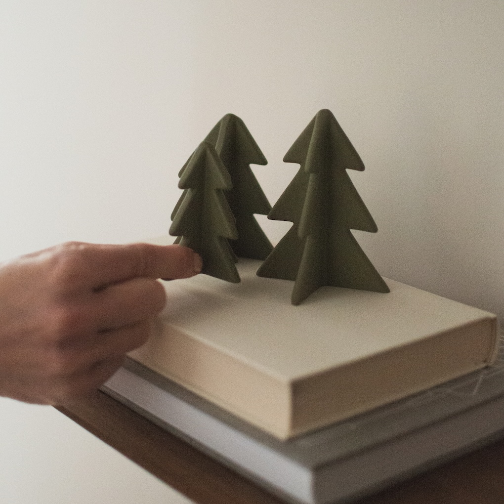 Winter Tree Large - 9.5 cm - Green - Spruce - Christmas tree - DBKD - 4