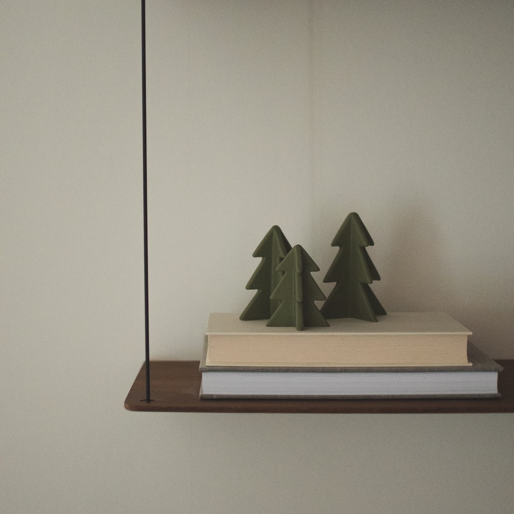 Winter Tree Large - 9.5 cm - Green - Spruce - Christmas tree - DBKD - 2