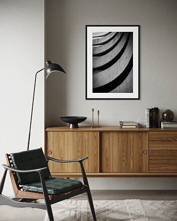 Concrete Swirl - Poster